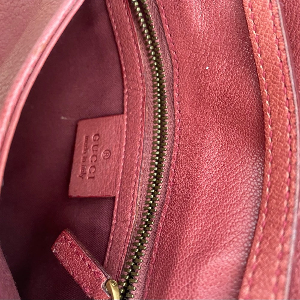 Rare Gucci Soho Studded GG Leather Messenger Shoulder Bag Purse - Picture 7 of 8